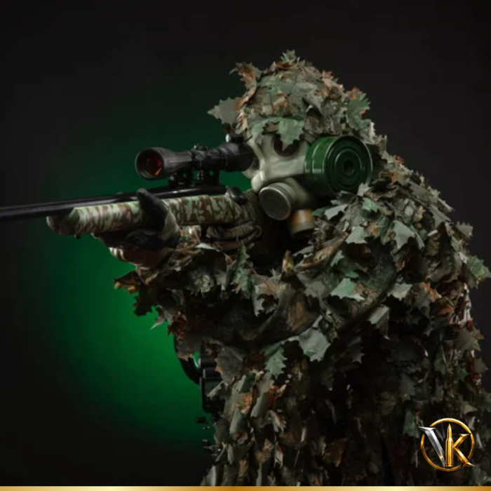 Conjunto Camuflaje Hojas 3D Pantalón y Casaca con Bolsillos - Imagen 3