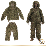 Conjunto Camuflaje Hojas 3D Pantalón y Casaca con Bolsillos - Imagen 2