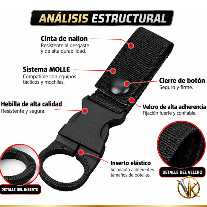 Sujetador de Botella Táctico - Imagen 4