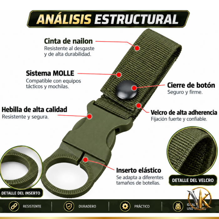 Sujetador de Botella Táctico - Imagen 5
